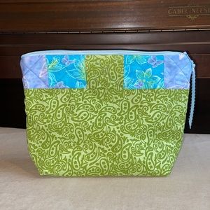 Handmade Cosmetic Bag with Zipper